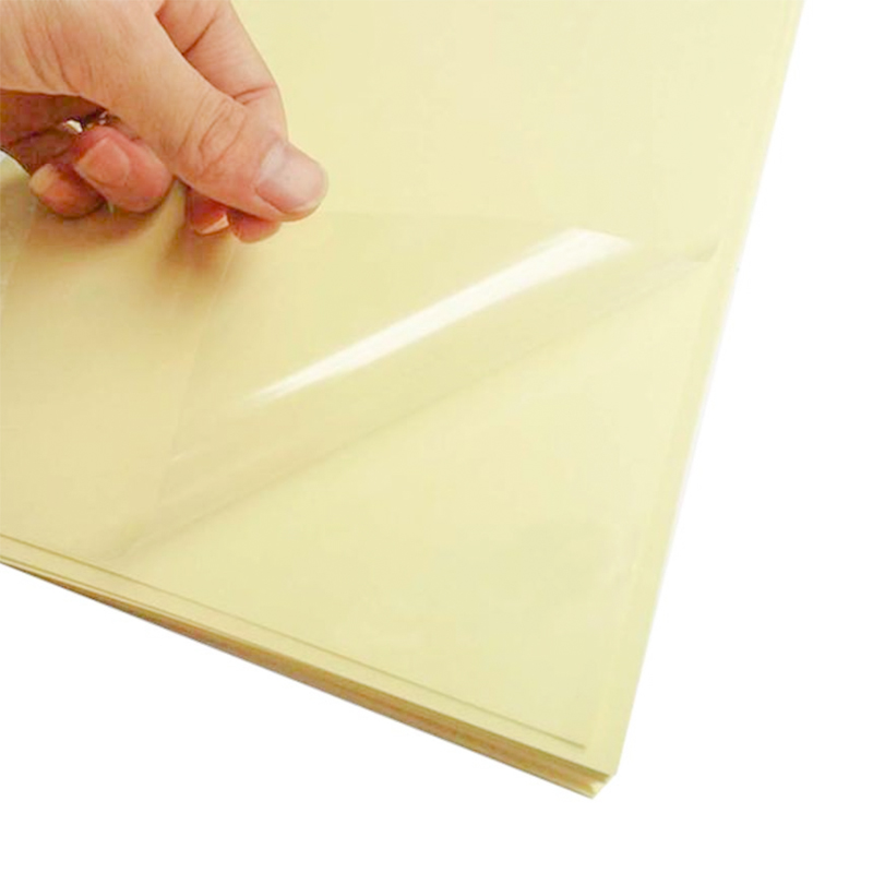 Klej UV przezroczysta folia PET o grubości 50um z białą wkładką z włókna szklanego