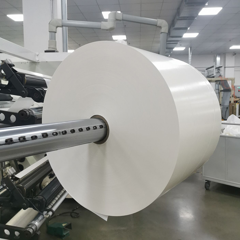 25um jasnobiały klej PET/akrylowo-rozpuszczalnikowy/80g białego podkładu