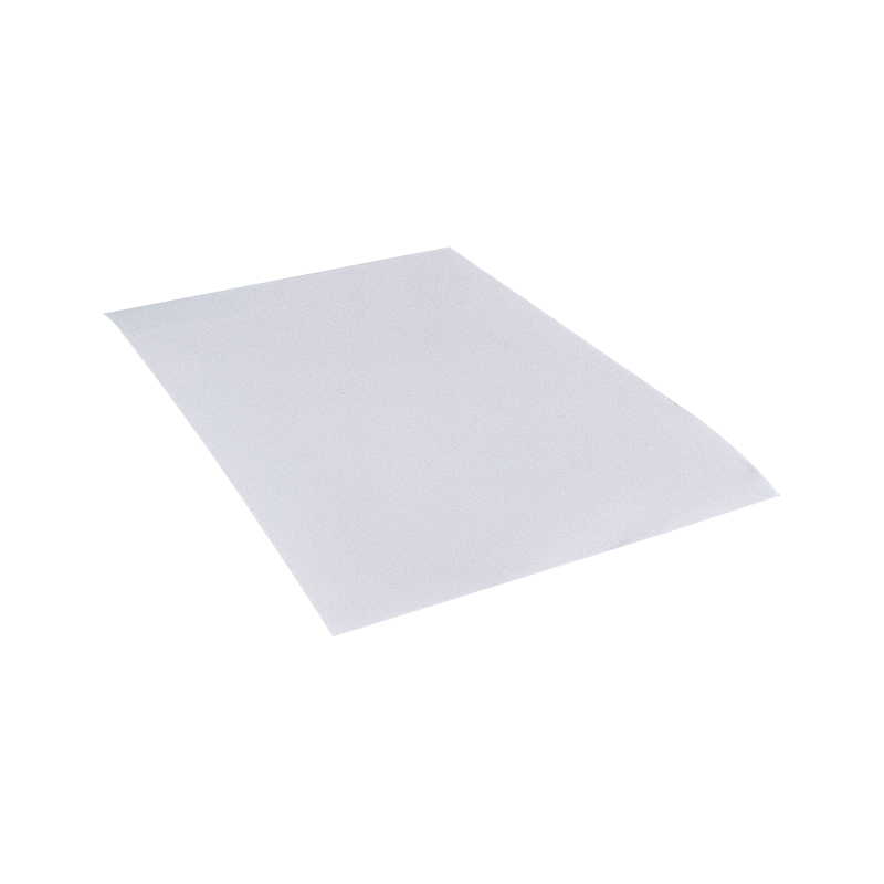 Materiał etykietowy z jasnego białego PP o grubości 60um