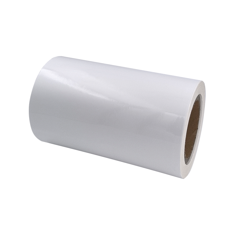 Materiał etykietowy z jasnego białego PP o grubości 60um