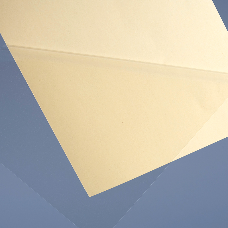 50-mikrometrowa przezroczysta samoprzylepna folia poliestrowa, naklejka winylowa z nadrukiem etykieta Jumbo Roll