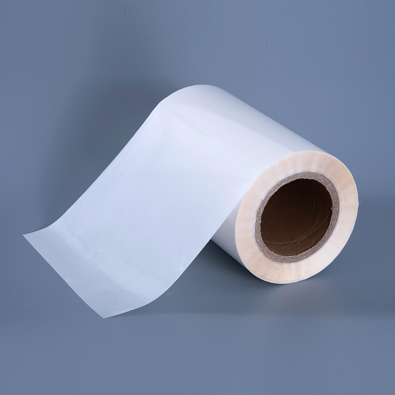 50-mikrometrowa przezroczysta samoprzylepna folia poliestrowa, naklejka winylowa z nadrukiem etykieta Jumbo Roll