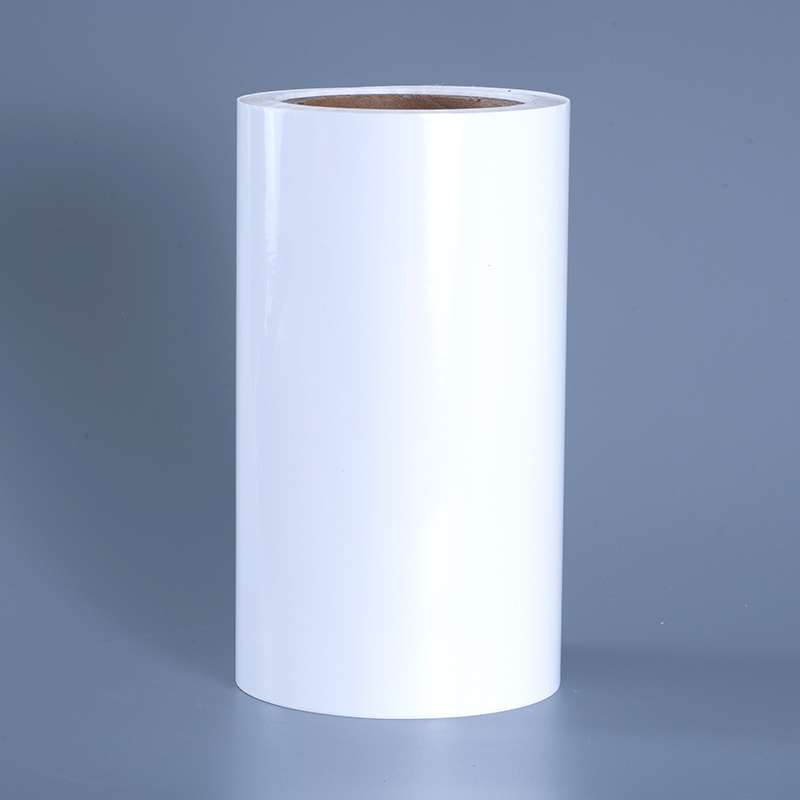 Materiały etykietowe z folii winylowej PET o grubości 25 mikronów i klejem akrylowym typu Jumbo Roll do druku atramentowego