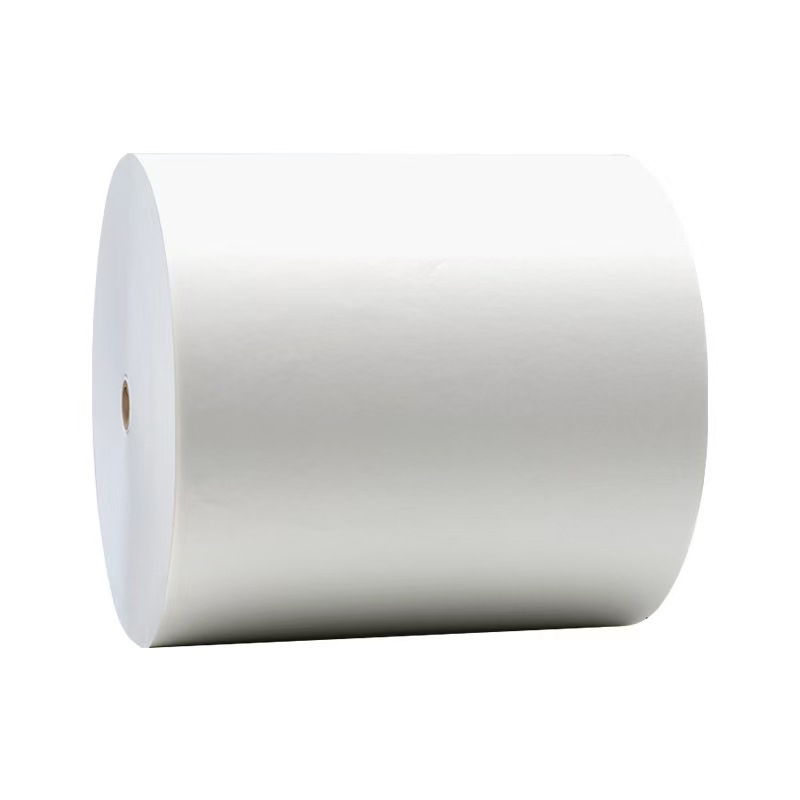 Samoprzylepny papier pakowy o gramaturze 85 g/m2 z klejem akrylowym i żółtą wkładką