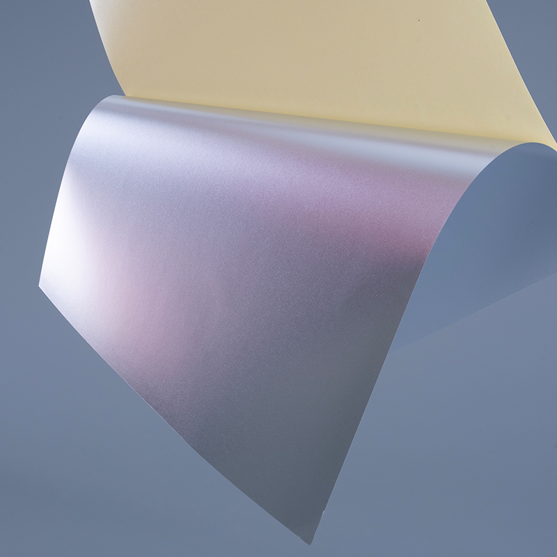 Samoprzylepna matowa srebrna folia PET do drukarek atramentowych