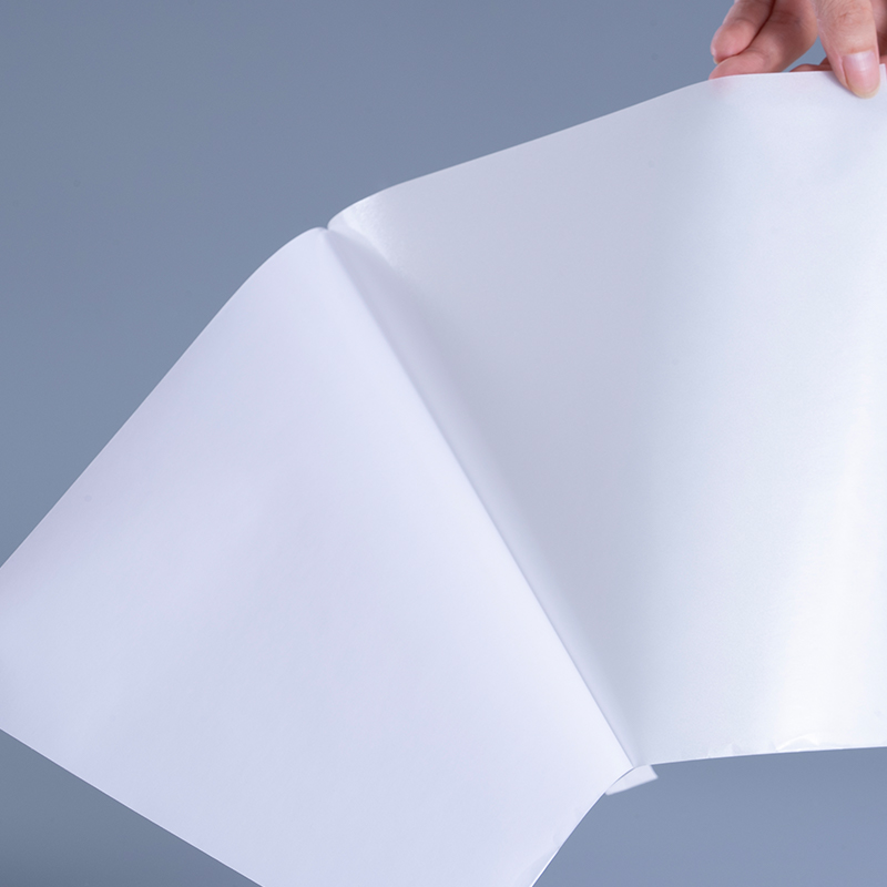 Samoprzylepny, błyszczący, biały papier fotograficzny do drukarek atramentowych