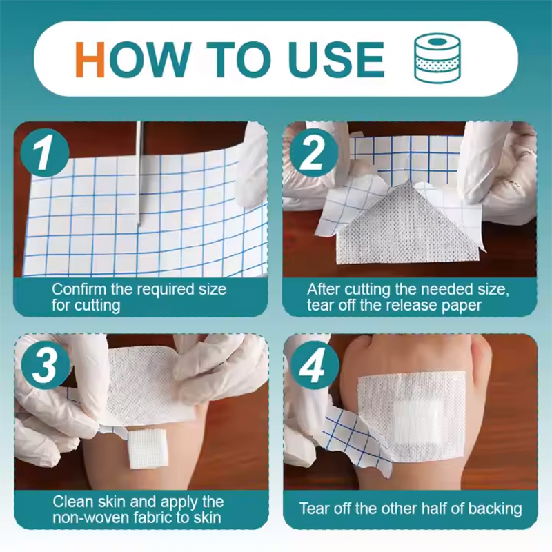 Rolka opatrunkowa z włókniny