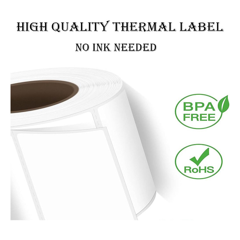 Puste etykiety z kodami kreskowymi