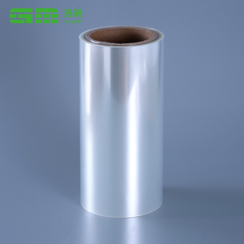 Przezroczysta, samoprzylepna rolka PP Jumbo o grubości 50 mikronów z przezroczystą wkładką dla zwierząt