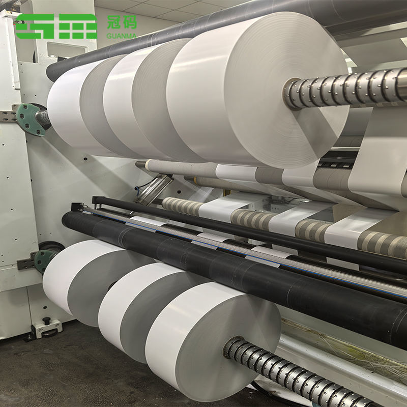 Papierowa etykieta samoprzylepna do opon z klejem gumowym o większej przyczepności